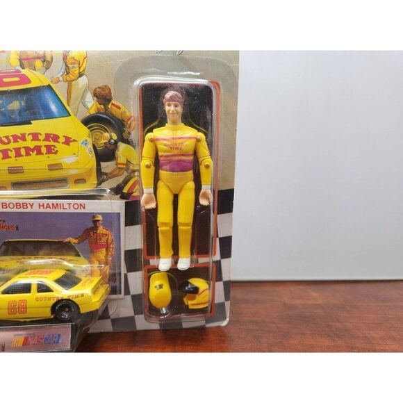 Racing Champions 1991 Bobby Hamilton 68 Racing Superstars Action Figure Car Card - Picture 4 of 12